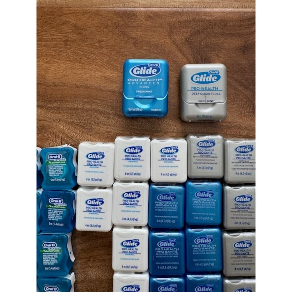 Oral-B Glide Original Formula Pro Health Floss DISCONTINUED RARE Lot of 44 - Picture 6 of 8